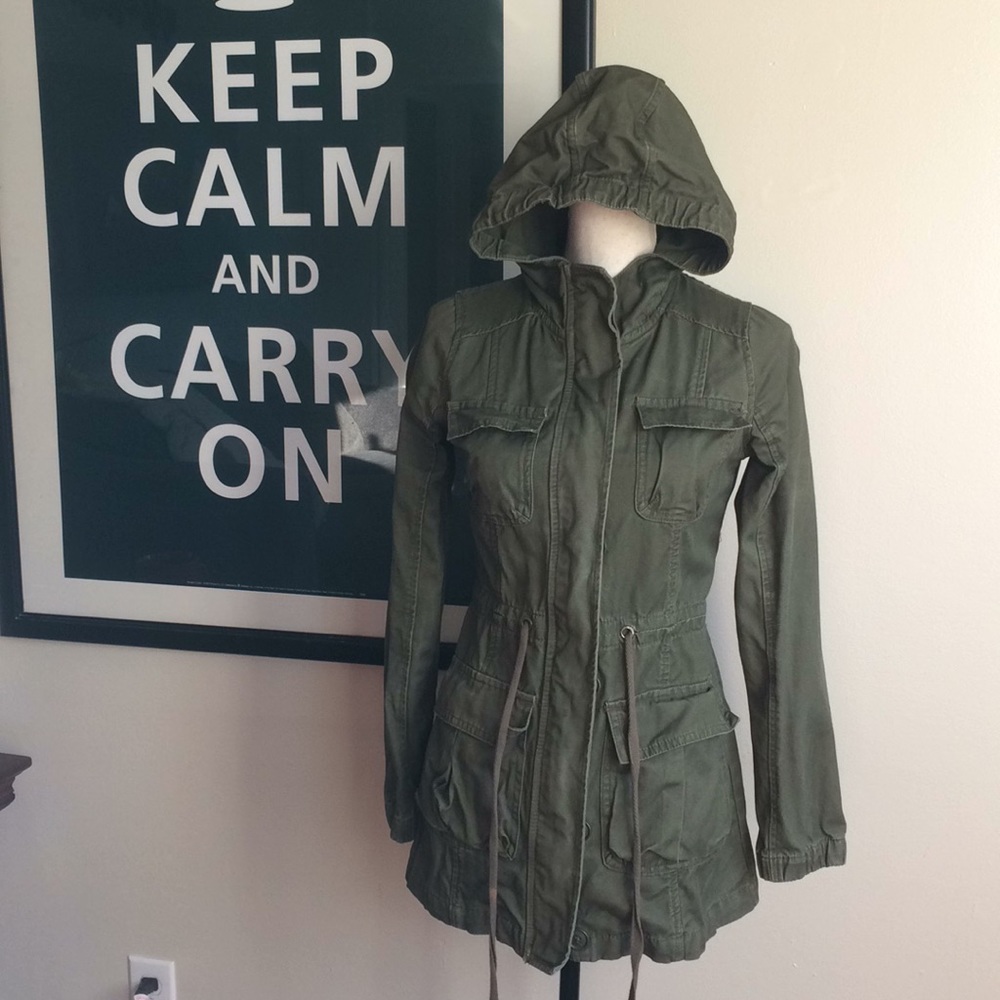 Ambercrombie 3/4 length military jacket